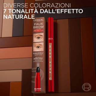 L'Oreal Paris Infaillible Faux Brow Penna Sopracciglia Blonde