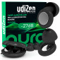 UdiZen Aura Tappi per Orecchie Antirumore Insonorizzanti Ergonomici Riutilizzabili -27dB per Viaggiare Dormire Studiare