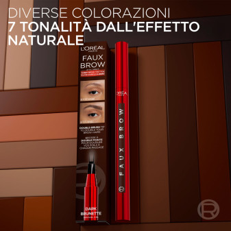 L'Oreal Paris Infaillible Faux Brow Penna Sopracciglia Dark Brunette