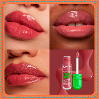 NYX Professional Makeup Holiday Gum Drop Gloss 02 Bubblegum Burst