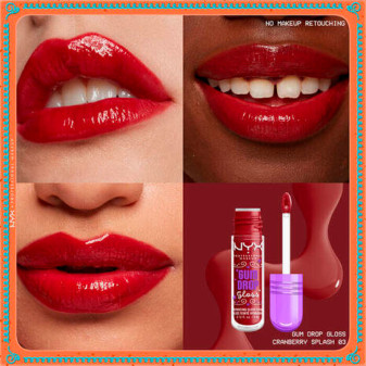 NYX Professional Makeup Holiday Gum Drop Gloss 03 Cranberry Splash