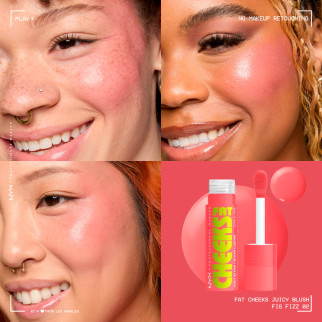NYX Professional Makeup Fat Cheeks Juicy Blush Liquido 02 Fig Fizz