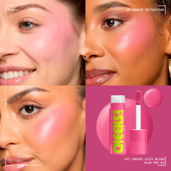 NYX Professional Makeup Fat Cheeks Juicy Blush Liquido 07 Plump Pop