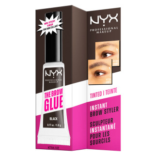 NYX Professional Makeup The Brow Glue Gel Sopracciglia Black 5g