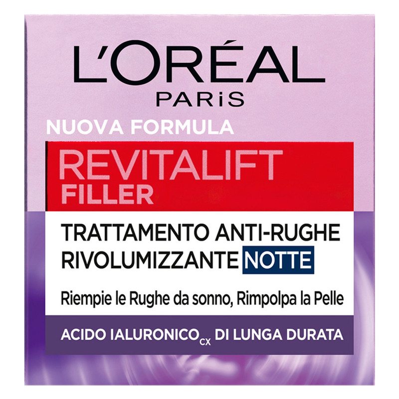 Revitalift Filler Trattamento Anti-Rughe Rivolumizzante Notte L'Oréal