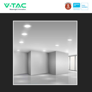 V-Tac Pro VT-61018 Mini Pannello LED Rotondo 18W SMD Chip Samsung