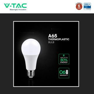 V-Tac Lampadina LED E27 15W Goccia A60 SMD Opaca