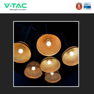 V-Tac VT-1819 Lampadina LED E14 3,7W MiniGlobo P45 SMD Chip CREE