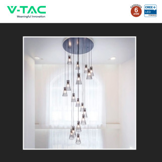 V-Tac VT-270 Lampadina LED E27 6,5W MiniGlobo G45 SMD Chip CREE