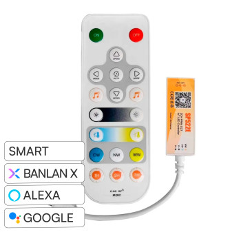 V-TAC Controller Smart per strisce LED CCT 2 Canali con Telecomando