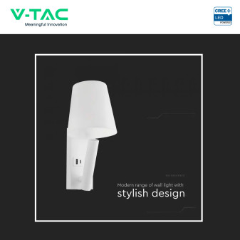 V-Tac VT-88062 Lampada LED da Muro 2W SMD Chip CREE Applique