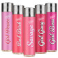 Prof Maxi Accendino a Pietrina Grande Ricaricabile con Fantasia Pink Girl - Serie da 5 Accendini