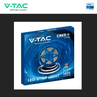 V-Tac Striscia LED Flessibile 15W/m 3in1 SMD Chip CREE 24V 10m