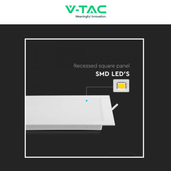 VT-61018 Mini Pannello LED Quadrato 18W SMD da Incasso V-Tac