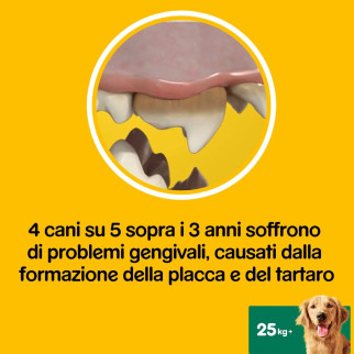 42 Stick per Igiene Orale del Cane Pedigree Dentastix Large