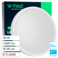 V-Tac Pro VT-8618 Plafoniera LED Rotonda 18W SMD Chip Samsung IP44 Colore Bianco - SKU 76151-24 / 76161-24 / 76171-24