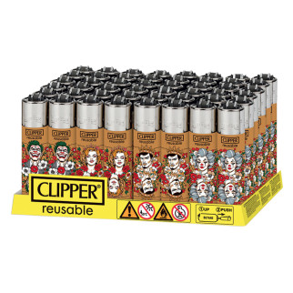 Clipper Large Accendino a Pietrina Pure All In 48 Accendini