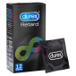Preservativi Durex Lunga Durata ad Azione Ritardante e Forma Easy-On - Confezione da 12 Profilattici