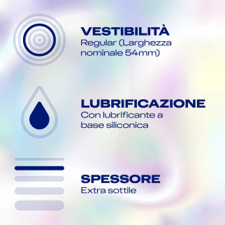 Preservativi Durex Invisible Extra Sottile Classic 30pz