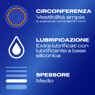 Preservativi Durex Settebello XL Extra Large da 10