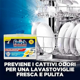 Finish Curalavastoviglie Limone a Ciclo Vuoto da 1 Ciclo