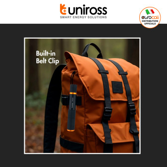 Uniross GX200 Torcia LED 5W 300lm Multifunzione Ricaricabile IPX4
