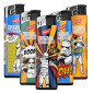 Prof Maxi Accendino Elettronico Grande Ricaricabile con Fantasia Stormtrooper - Serie da 5 Accendini