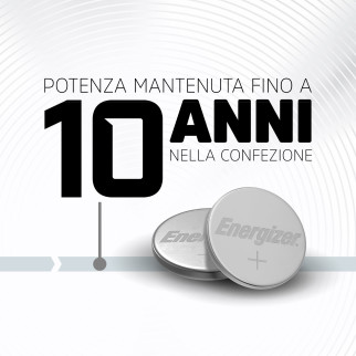 Energizer Lithium Pile a Bottone CR2016 3V 12 Batterie