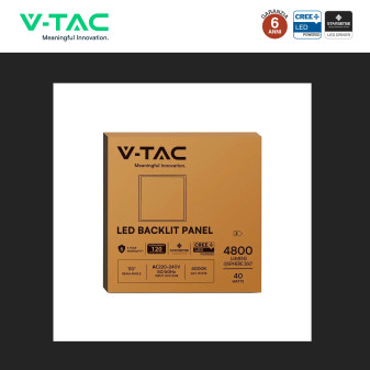 V-Tac VT-61044 10 Pannelli LED CREE Quadrato 60x60 40W