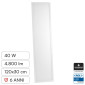 V-Tac VT-61045 Pannello LED Rettangolare 120x30 40W SMD Chip CREE a Incasso con Driver Starsense - SKU 241476 / 241486