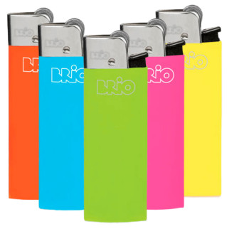 Clipper Brio Micro Accendino a Pietrina Fluo Solid 5 Accendini