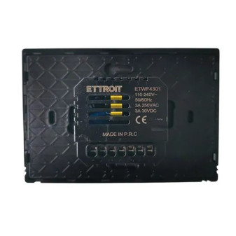 ETTROIT Cronotermostato Digitale Touchscreen Bianco - mod. ETWF4301