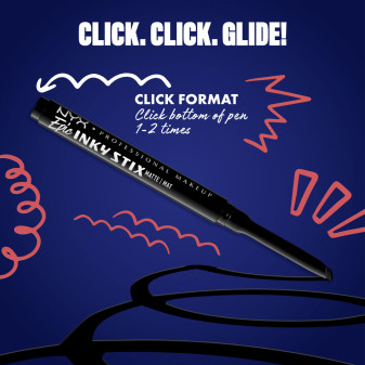 NYX Professional Makeup Epic Inky Stix Eyeliner 01 Black Screen