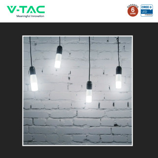 V-Tac VT-248 Lampadina LED E14 7,5W Tubolare T37 SMD Chip CREE