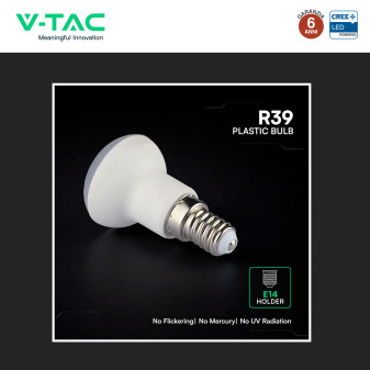 V-Tac VT-239 Lampadina LED E14 2,9W Reflector R39 SMD Chip CREE