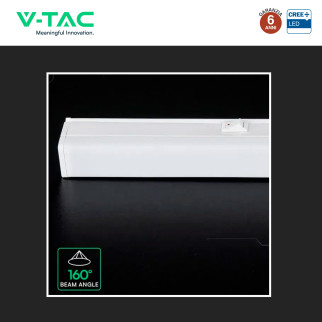 V-Tac VT-035 Plafoniera LED Lineare T5 4W SMD Chip CREE Linkabile