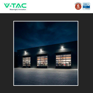 V-Tac VT-4455 Faro LED 50W SMD Chip CREE IP65 IK05 Bianco