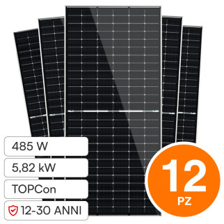 Pannelli Solari Fotovoltaici 485W TIER 1 TOPCon IP68 V-Tac Jinko