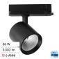 V-Tac VT-11136 Faretto LED da Binario 36W Track Light COB Chip CREE Colore Nero - SKU 241636 / 241646 / 241656