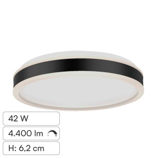 V-Tac VT-7758 Plafoniera LED a Superficie 42W SMD Dimmerabile Triac