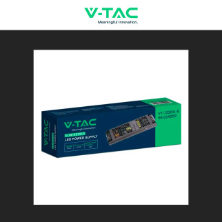V-Tac VT-13200-S Alimentatore Led Slim 200W 12V 16,5A Per Uso Interno