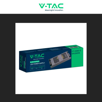 V-Tac VT-24361-S Alimentatore Led Slim 360W 24V 15A Per Uso Interno