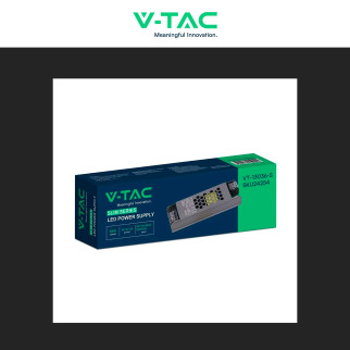 V-Tac VT-13036-S Alimentatore Led Slim 36W 12V 3A Per Uso Interno