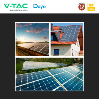 V-Tac Deye Inverter Trifase On-Grid / Off-Grid 5kW IP65