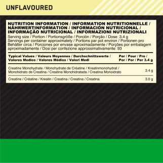 Creatian Pre-Workout Micronised Creatine Optimum Nutrition