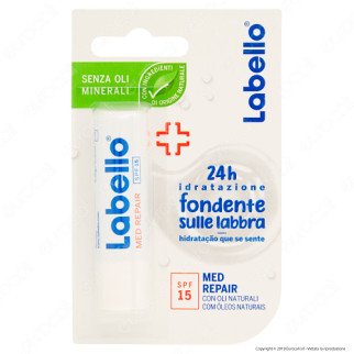 Labello Med Repair Balsamo Idratante Labbra Burrocacao SPF15