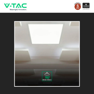 V-Tac VT-61042CCT 10 Pannelli LED SMD Quadrato 60x60 40W