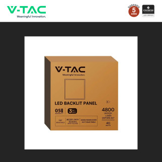 V-Tac VT-61042CCT Pannello LED SMD Quadrato 60x60 40W