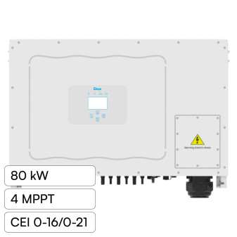 V-Tac Deye Inverter Trifase On-Grid 80kW IP65 CEI 0-21