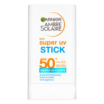Garnier Ambre Solaire Super UV Stick SPF 50+ Protettivo e Idratante